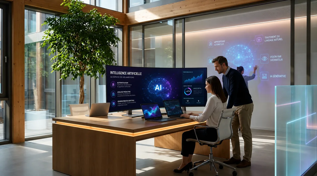 Espace de travail collaboratif lors d'un atelier Myadvai
